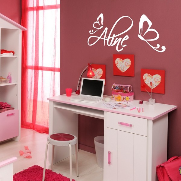 Example of wall stickers: Aline Papillons